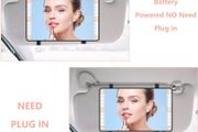 2025 Newest Gift for Women - Car Visor Vanity Mirror with 3 LED Mode Built-in 1500mAh Rechargeable Battery Makeup Mirro for Car with Led Light