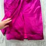 Stunning Fuscia Satin Strapless Midi Dress - Karen Millen - Sz 10 Image 7