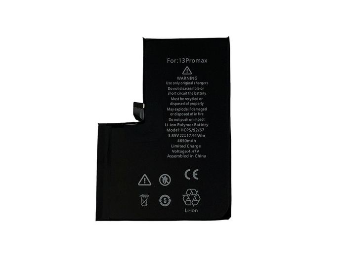 High Capacity Battery Replacement For Apple iPhone 13 Pro Max - 4650mAh