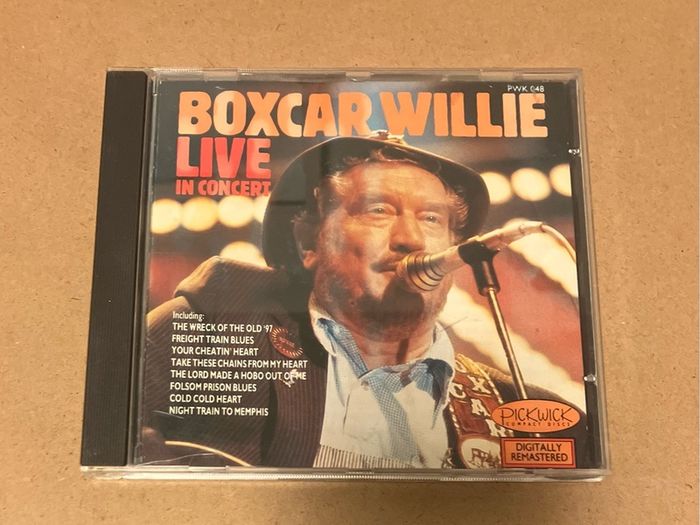 Boxcars Willie  -  Live in Concert    CD