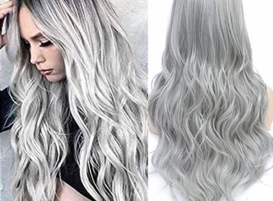Wavy Wig For Women, Synthetic,27 Inch Pack Of 1 (multiple Colours Available, See Photos)
