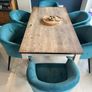 Lily Turquoise Velvet Occasional Chairs from EZ Living Image 5