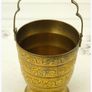 Mid Century Ice Bucket Gold Washed EPNS Image 4