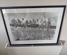 Skyscraper and afternoon framed pictures