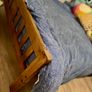 Double Wooden Bed Frame and Mattress Image 2