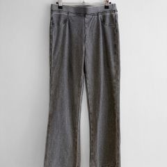Pre Owned Dunnes Stores Acid Wash Grey Flare Jeggings