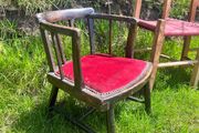 Antique Irish Farmhouse Hedge Chair