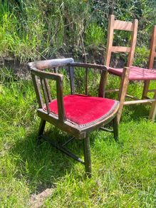 Antique Irish Farmhouse Hedge Chair