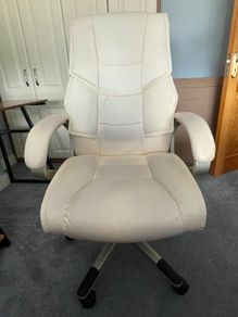 Cream Executive Office Chair