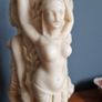 Decorative Vase with Possibly Indian Ladies,  made in Italy Image 5