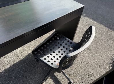 desk with chair