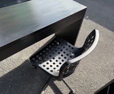 desk with chair