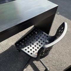 desk with chair