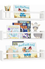 3 bookshelves