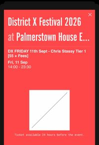 District X Friday Ticket Chris Stassy