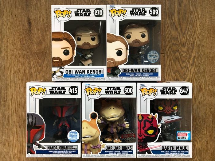 Funko Star Wars: The Clone Wars Exclusive Pops (Various Prices)