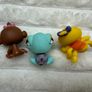 Set of 3 LPS Littlest Pet Shop 593 Yellow Spider Purple Bow 613 Turtle Monkey 600 Used PLease see pictures Image 6