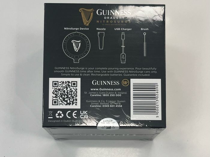 Guinness Draught Nitrosurge Device brand new