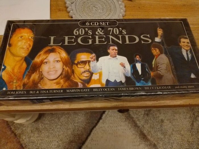 Brand New unopened 6 CD Set 60s & 70s Legends