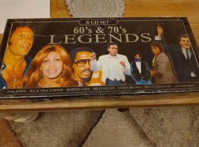 Brand New unopened 6 CD Set 60s & 70s Legends