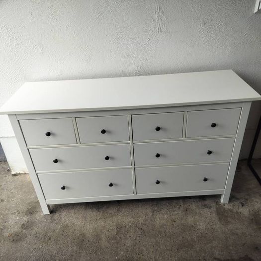 Chest of 8 drawers Hemnes white