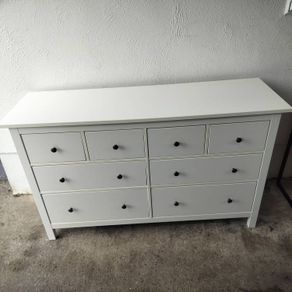 Chest of 8 drawers Hemnes white