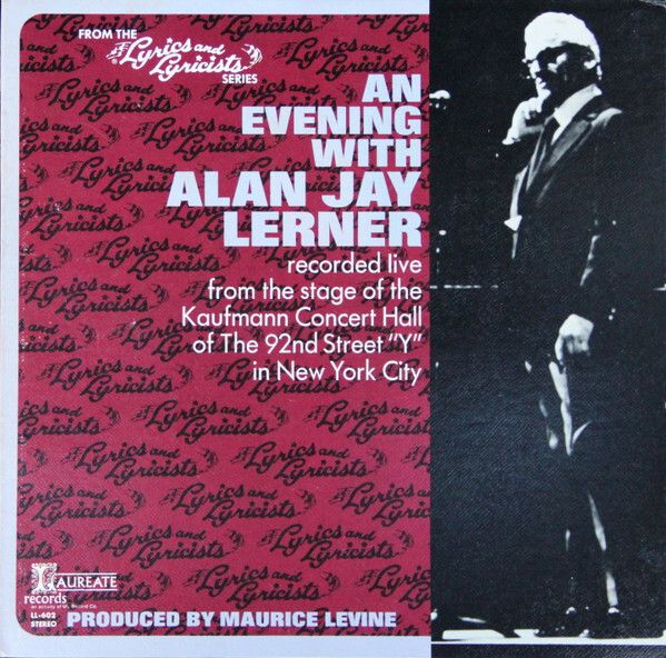 Johnny Mercer/Alan Jay Lerner/Sheldon Harnick - An Evening With  -Vol 1 3 LP Box Set