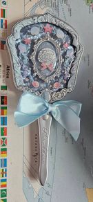 Flower Knows Shell Collection Mirror in Blue