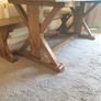Rustic Dining Table and chairs Image 8