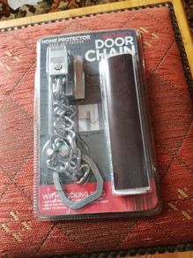 door chain with locking ring new