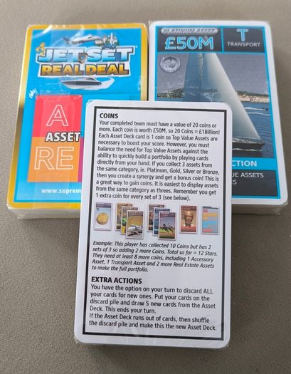 Jet Set Real Deal Card Game,New