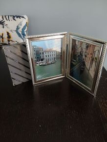 Photo frame silver plated