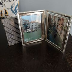 Photo frame silver plated