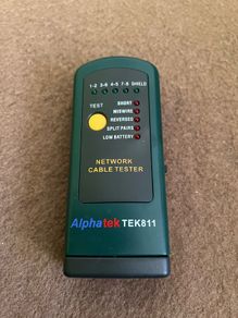 AlphaTek Tek811 RJ45 Data Tester
