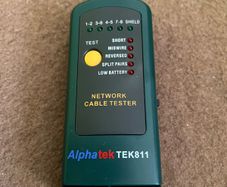 AlphaTek Tek811 RJ45 Data Tester
