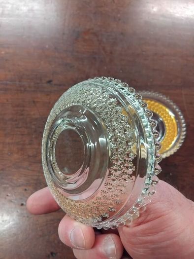 Pair of vintage Glass Dish