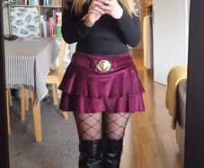 Skort burgundy size XS / S