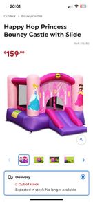 Happy hop princess bouncy castle