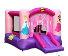 Happy hop princess bouncy castle