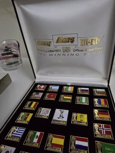 I994 wc set of pins as new and over 30 years old