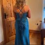 Stunning Teal Debs Dress Image 4
