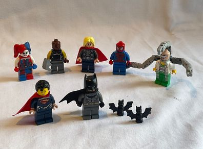 Lego superheroes and villains figurine collection