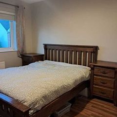 King Size Bed, Matress and lockers