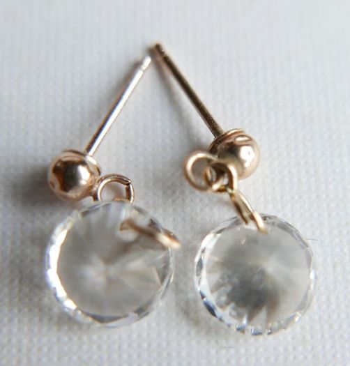 Vintage 9ct Gold 375  Drop/Dangle Art Deco  Earrings 1,46g