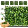 Artificial Grass Wall, 6pcs Plant Wall Panels, Boxwood Greenery Hedges, Privacy Backdrop Fence Screening, Home Garden Outdoor Wall Decoration 50 x 50cm (FREE POSTAGE) Image 4