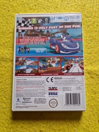 Sonic & Sega all stars Racing Nintendo Wii games Original