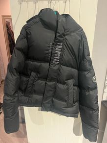 Trapstar Black 2022 Decoded Hooded Puffer Jacket