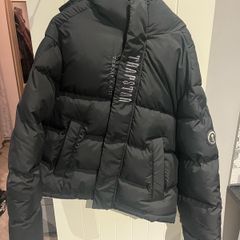 Trapstar Black 2022 Decoded Hooded Puffer Jacket