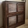 Solid wooden shoe cabinet Image 2
