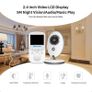 Video Baby Monitor with LCD Display, Digital Camera, Infrared Night Vision, Two Way Talk Back, Temperature Monitoring. Image 6